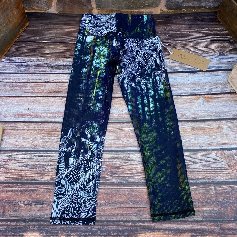 ✨VINTAGE NIYAMA SOL HOMEGROWN BEACHCOMBER 7/8 LEGGING NWT XS - Picture 6 of 10